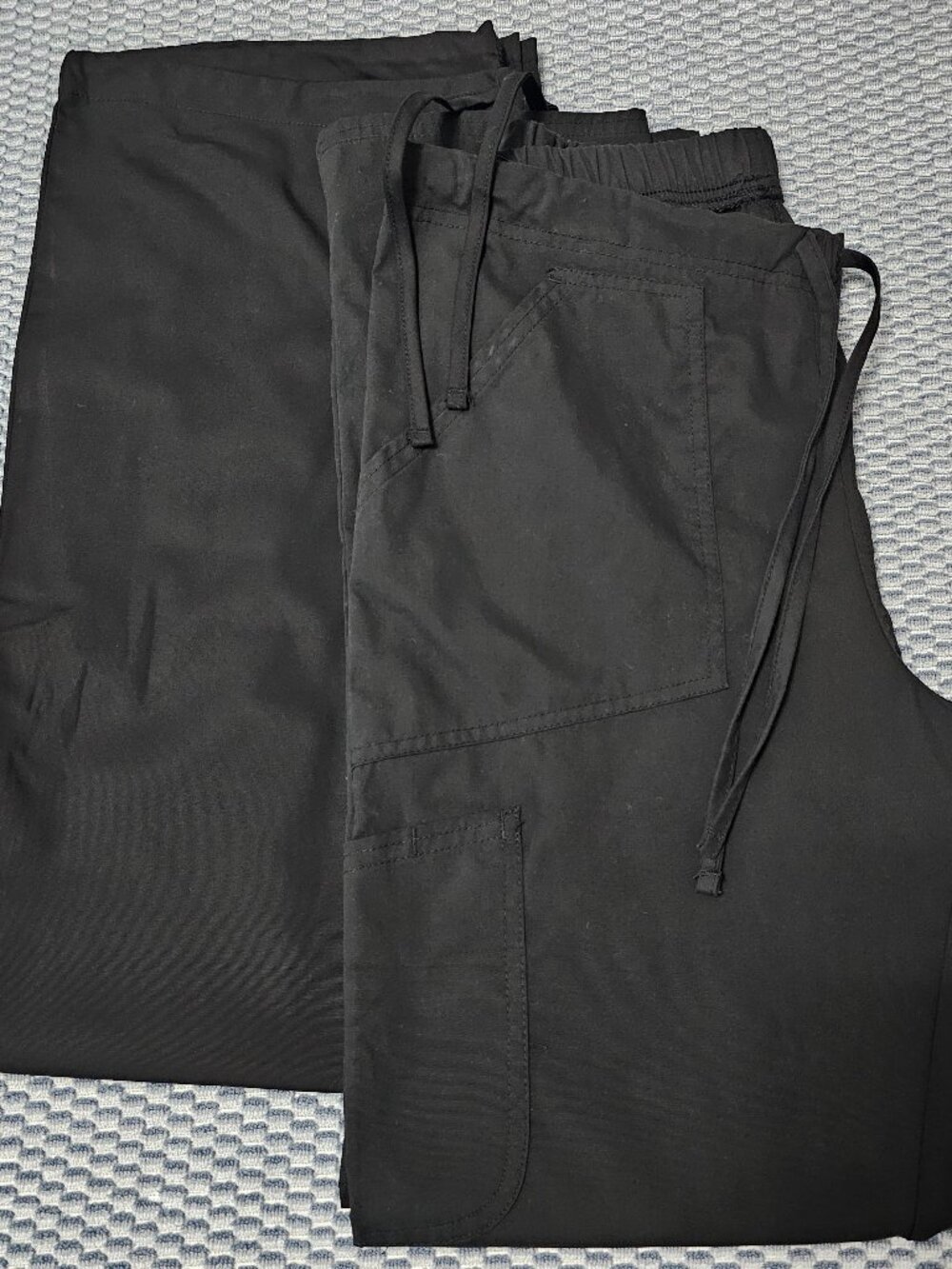 Women's Black Scrub Pants Bundle – Size Small & Medium (2-Piece Set) NEW - Picture 2 of 10